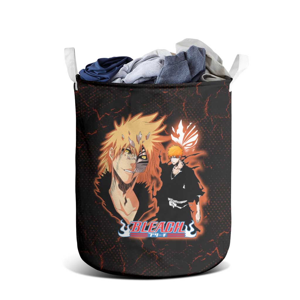 Ichigo Kurosaki Bleach Laundry Basket Fiery Anime Grunge Aesthetic