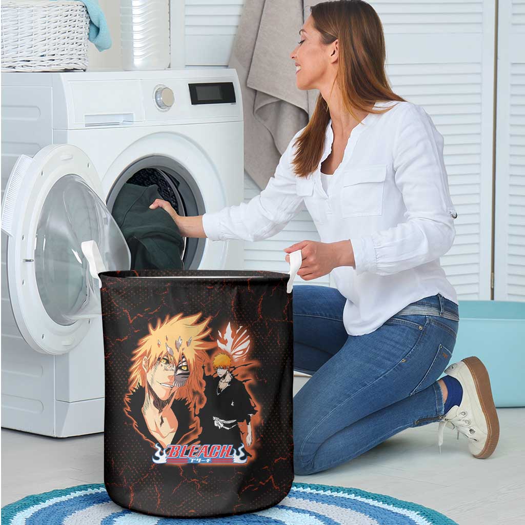 Ichigo Kurosaki Bleach Laundry Basket Fiery Anime Grunge Aesthetic