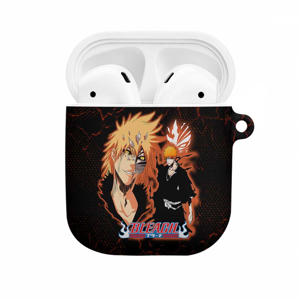 Ichigo Kurosaki Bleach AirPods Case Fiery Anime Grunge Aesthetic