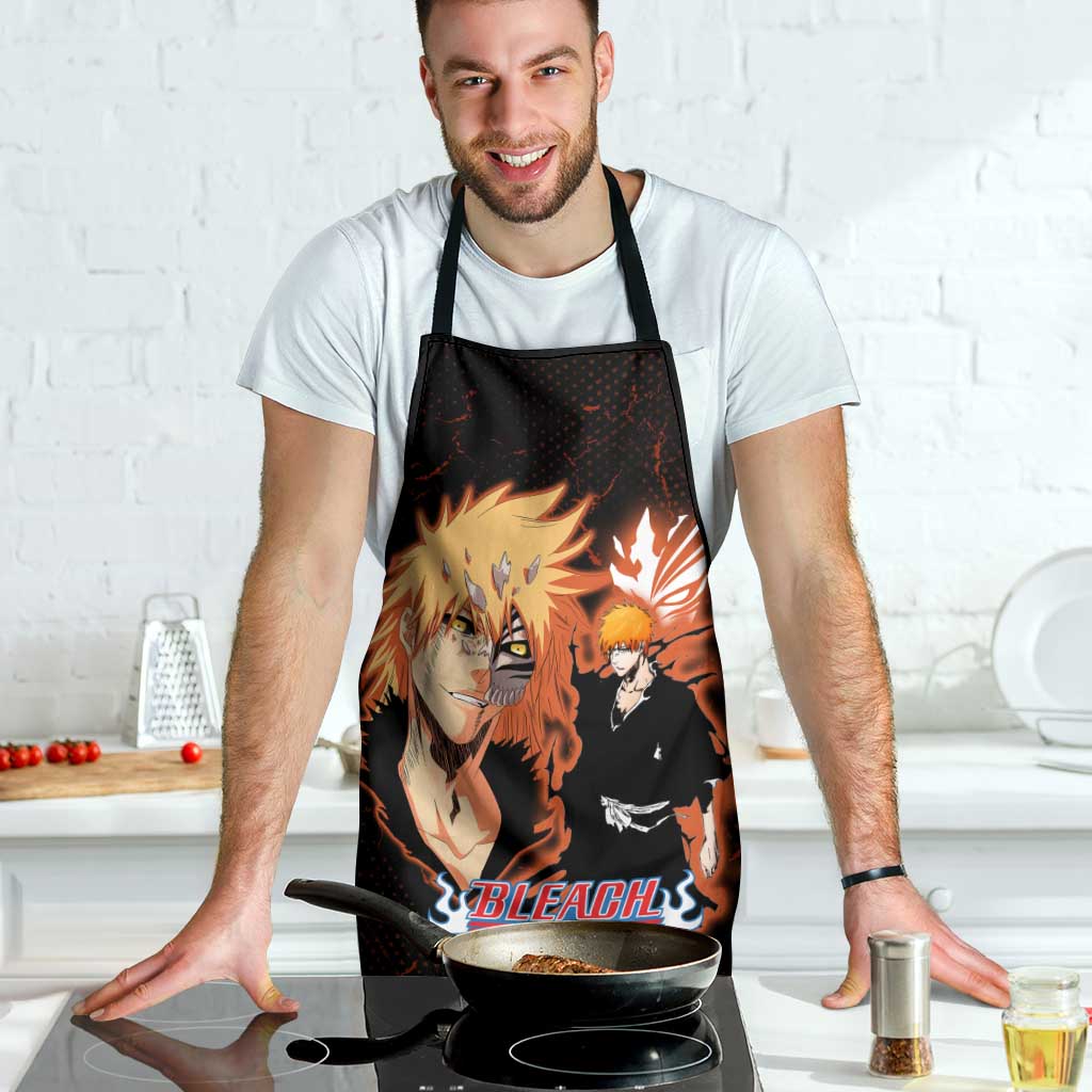 Ichigo Kurosaki Bleach Apron Fiery Anime Grunge Aesthetic