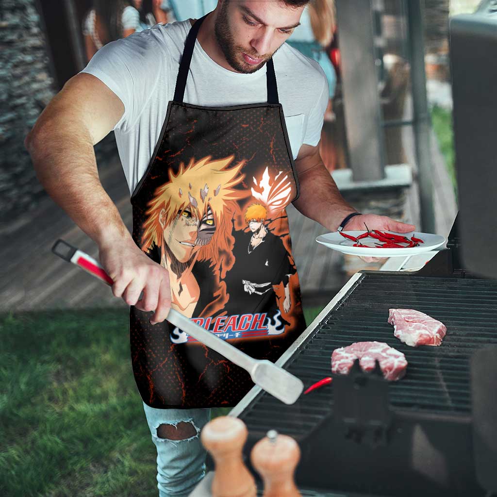 Ichigo Kurosaki Bleach Apron Fiery Anime Grunge Aesthetic