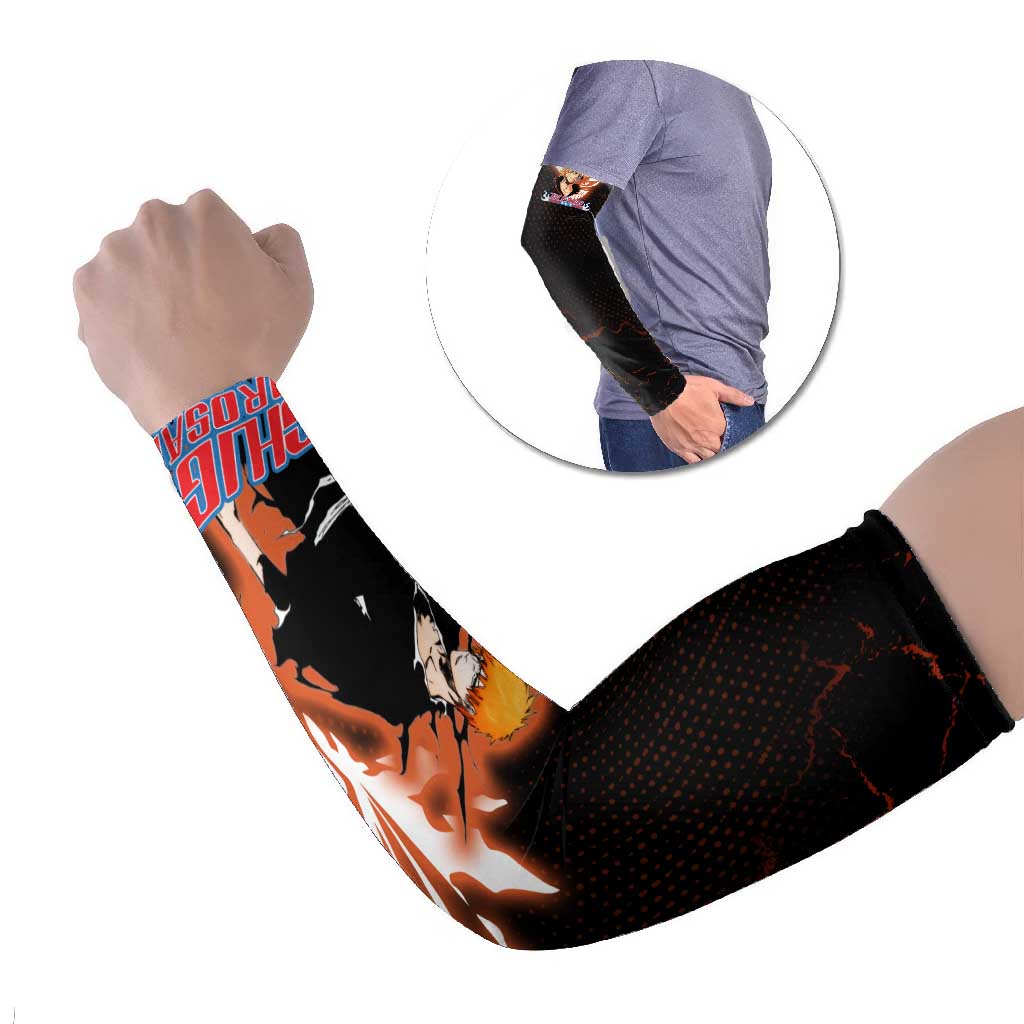 Ichigo Kurosaki Bleach Arm Sleeves Fiery Anime Grunge Aesthetic