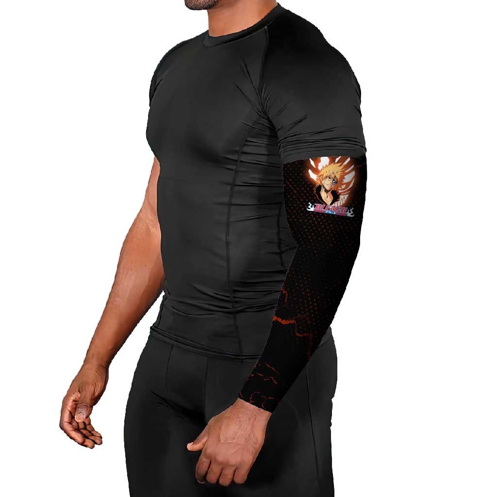Ichigo Kurosaki Bleach Arm Sleeves Fiery Anime Grunge Aesthetic
