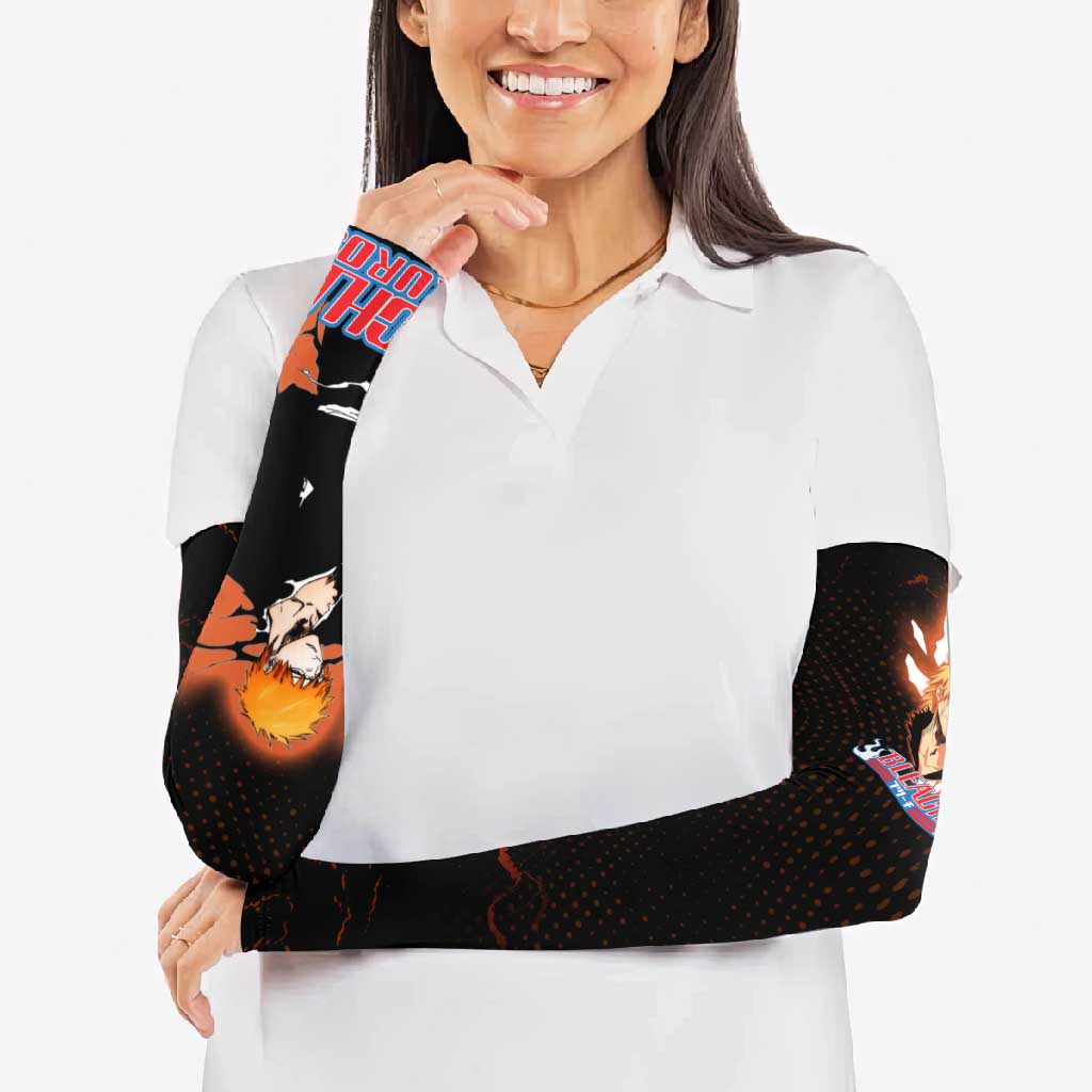 Ichigo Kurosaki Bleach Arm Sleeves Fiery Anime Grunge Aesthetic
