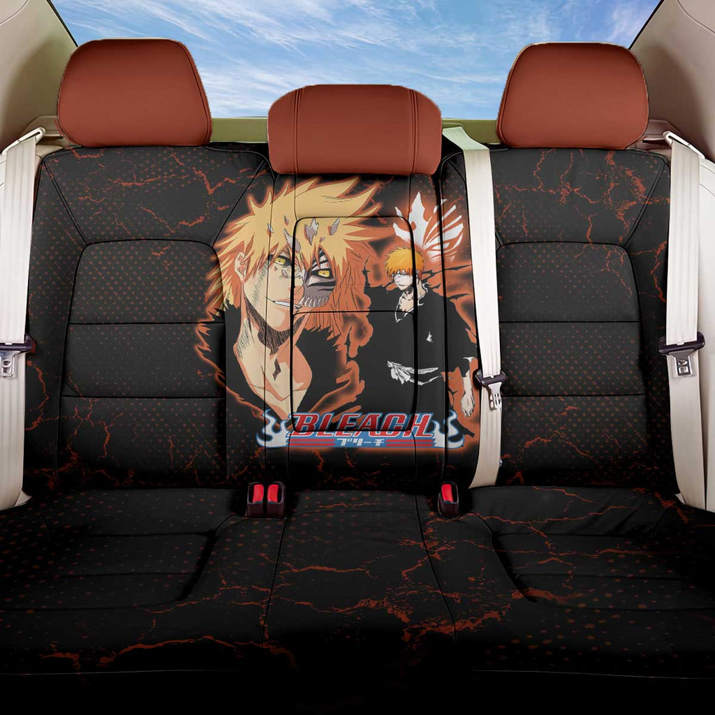 Ichigo Kurosaki Bleach Back Car Seat Cover Fiery Anime Grunge Aesthetic