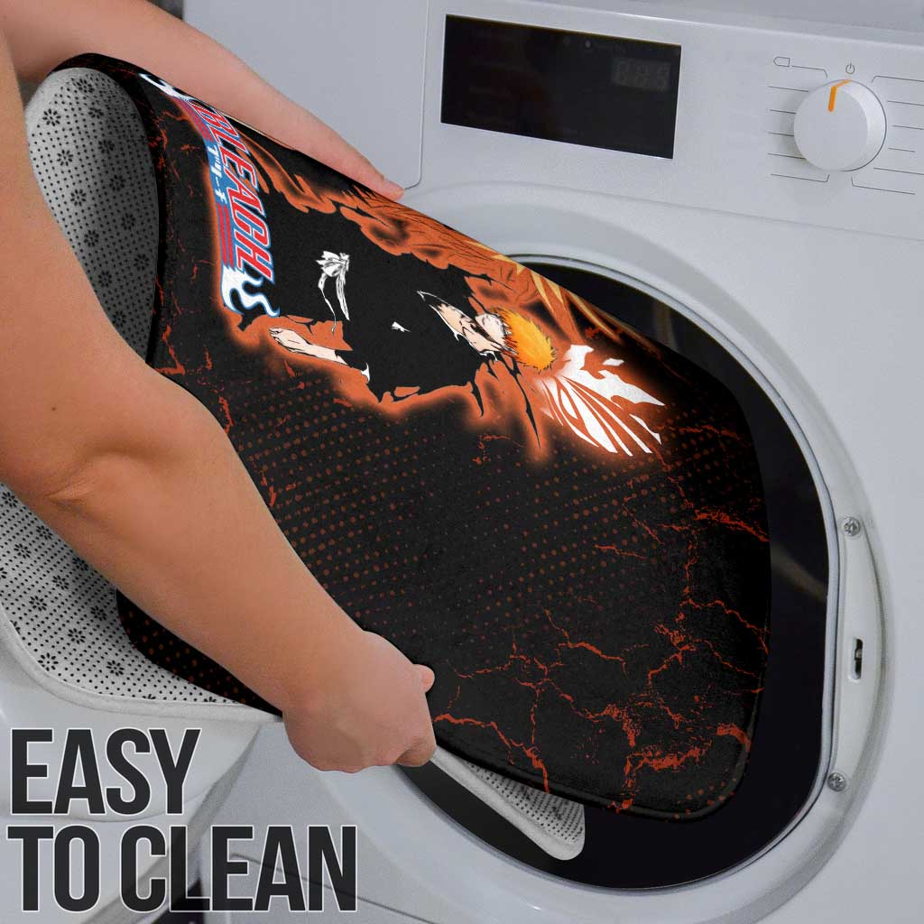 Ichigo Kurosaki Bleach Bathroom Set Fiery Anime Grunge Aesthetic
