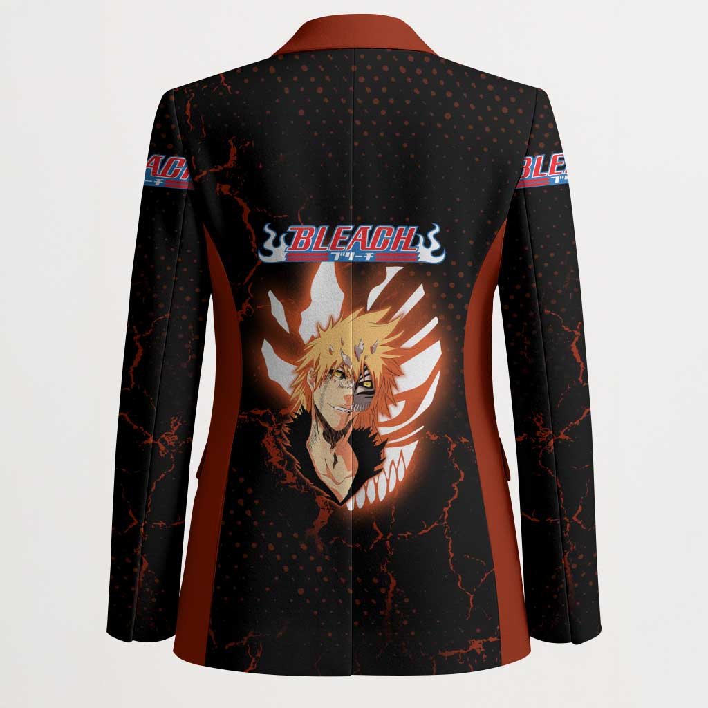 Ichigo Kurosaki Bleach Blazer Fiery Anime Grunge Aesthetic