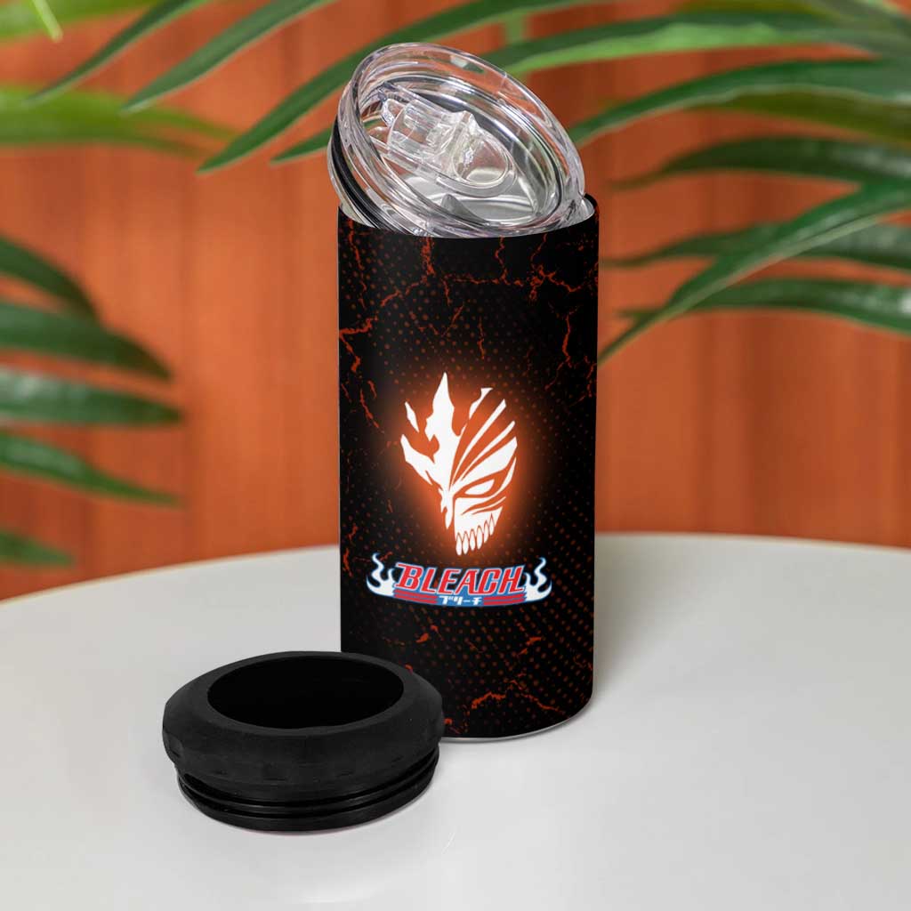 Ichigo Kurosaki Bleach 4 in 1 Can Cooler Tumbler Fiery Anime Grunge Aesthetic
