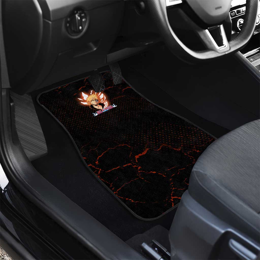 Ichigo Kurosaki Bleach Car Mats Fiery Anime Grunge Aesthetic