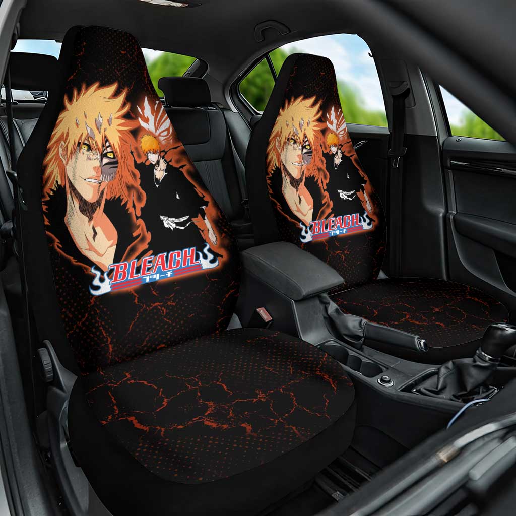Ichigo Kurosaki Bleach Car Seat Cover Fiery Anime Grunge Aesthetic