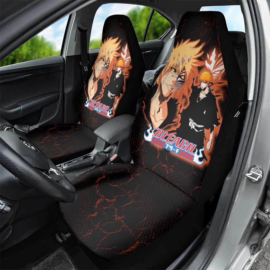 Ichigo Kurosaki Bleach Car Seat Cover Fiery Anime Grunge Aesthetic
