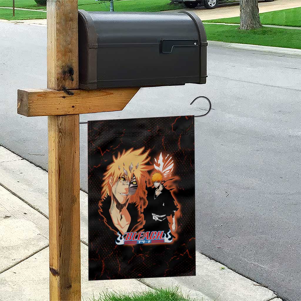 Ichigo Kurosaki Bleach Garden Flag Fiery Anime Grunge Aesthetic
