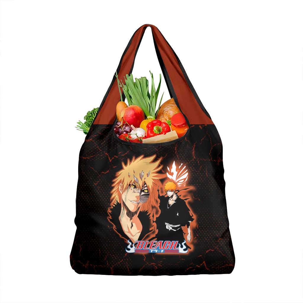 Ichigo Kurosaki Bleach Grocery Bag Fiery Anime Grunge Aesthetic
