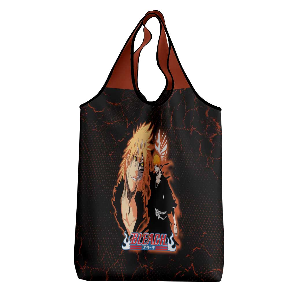 Ichigo Kurosaki Bleach Grocery Bag Fiery Anime Grunge Aesthetic