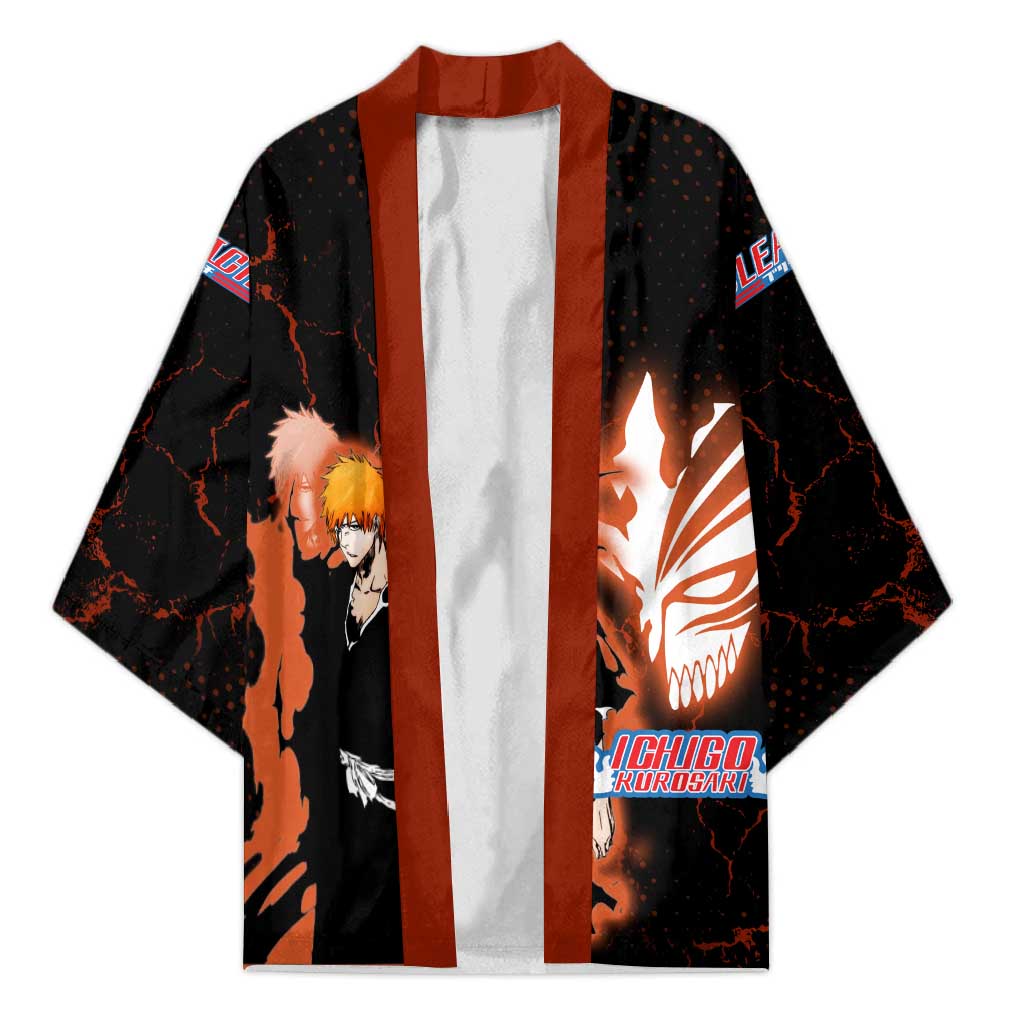 Ichigo Kurosaki Bleach Kimono Fiery Anime Grunge Aesthetic