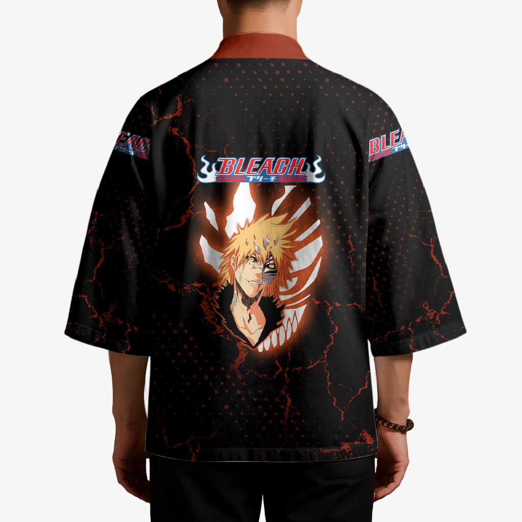 Ichigo Kurosaki Bleach Kimono Fiery Anime Grunge Aesthetic