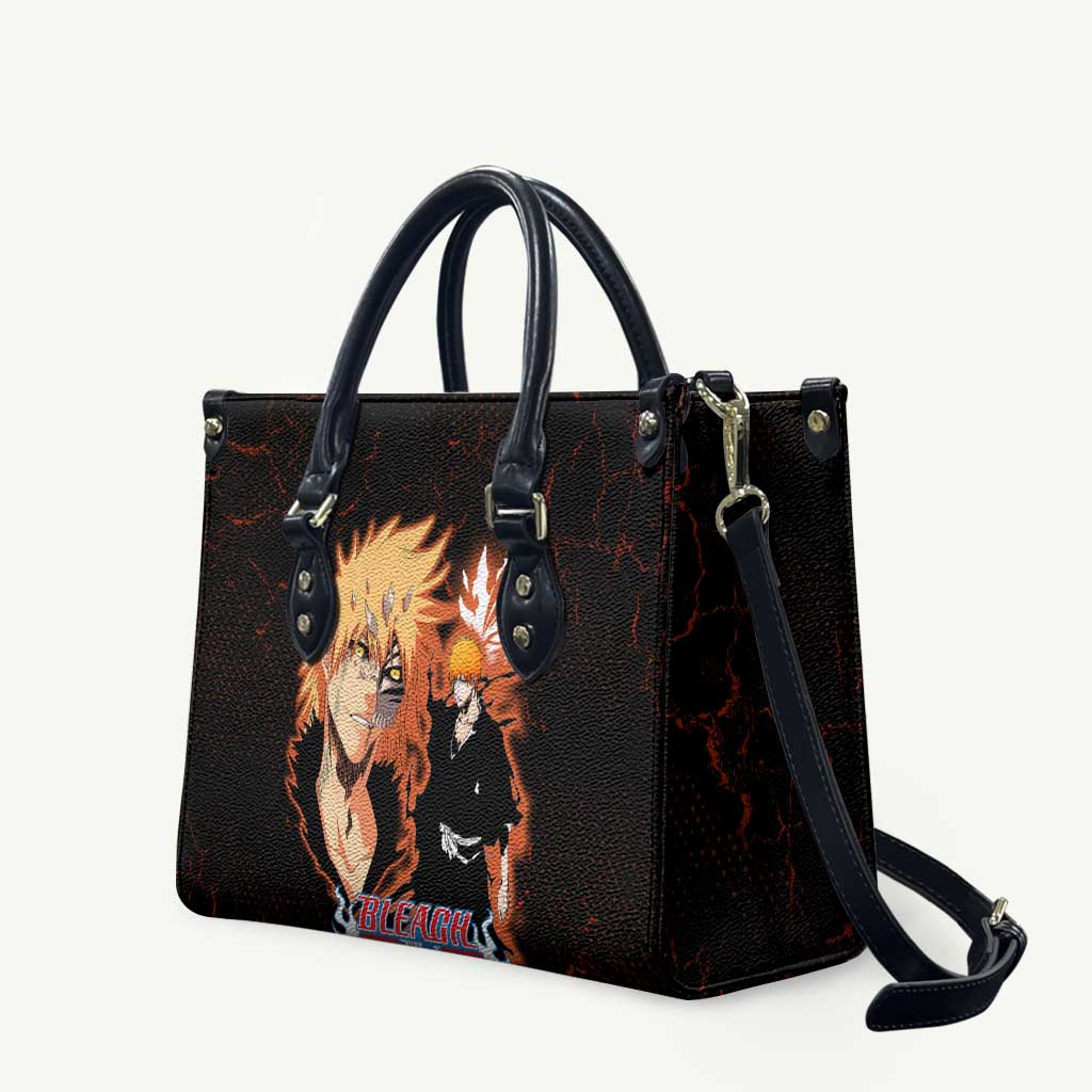 Ichigo Kurosaki Bleach Leather Bag Fiery Anime Grunge Aesthetic