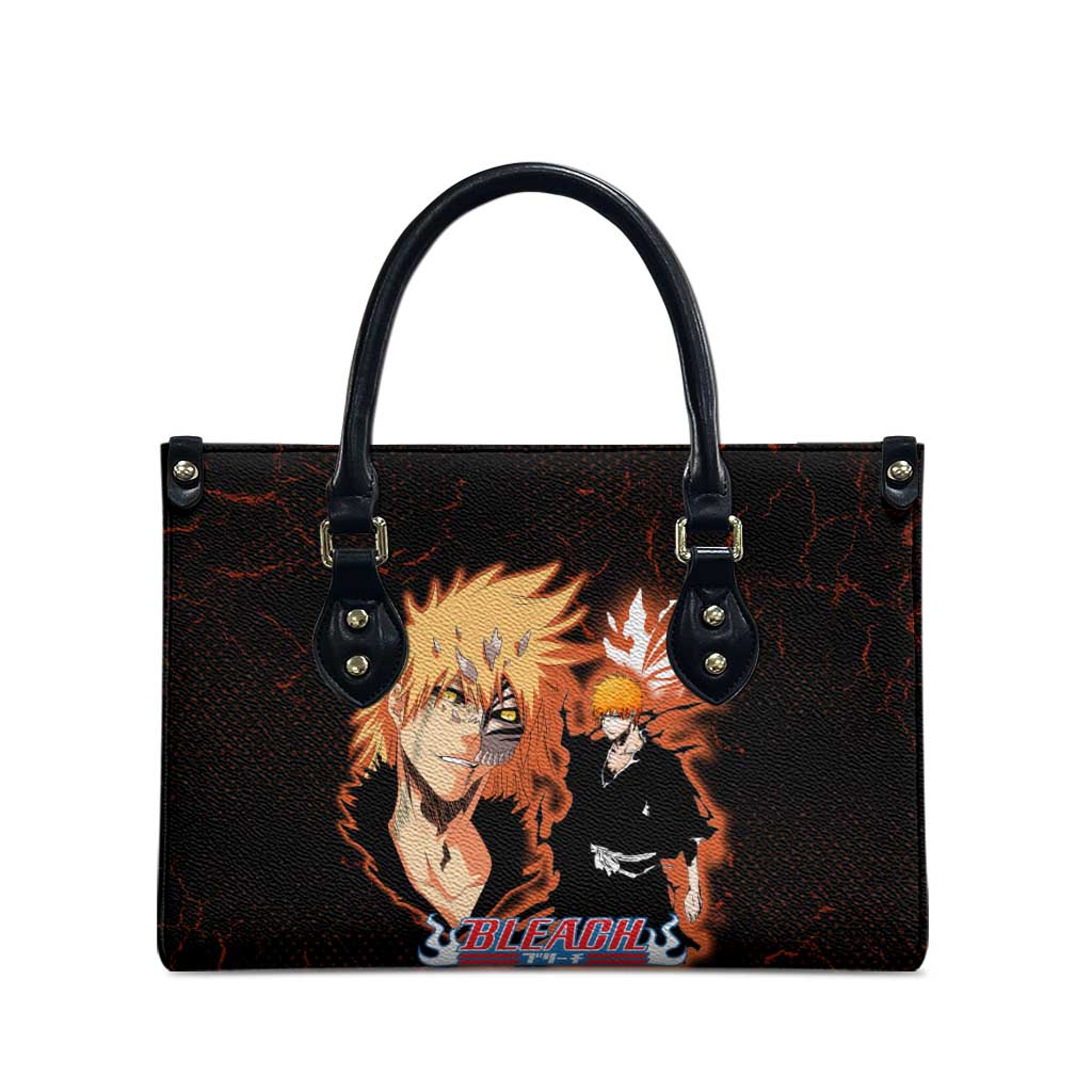 Ichigo Kurosaki Bleach Leather Bag Fiery Anime Grunge Aesthetic