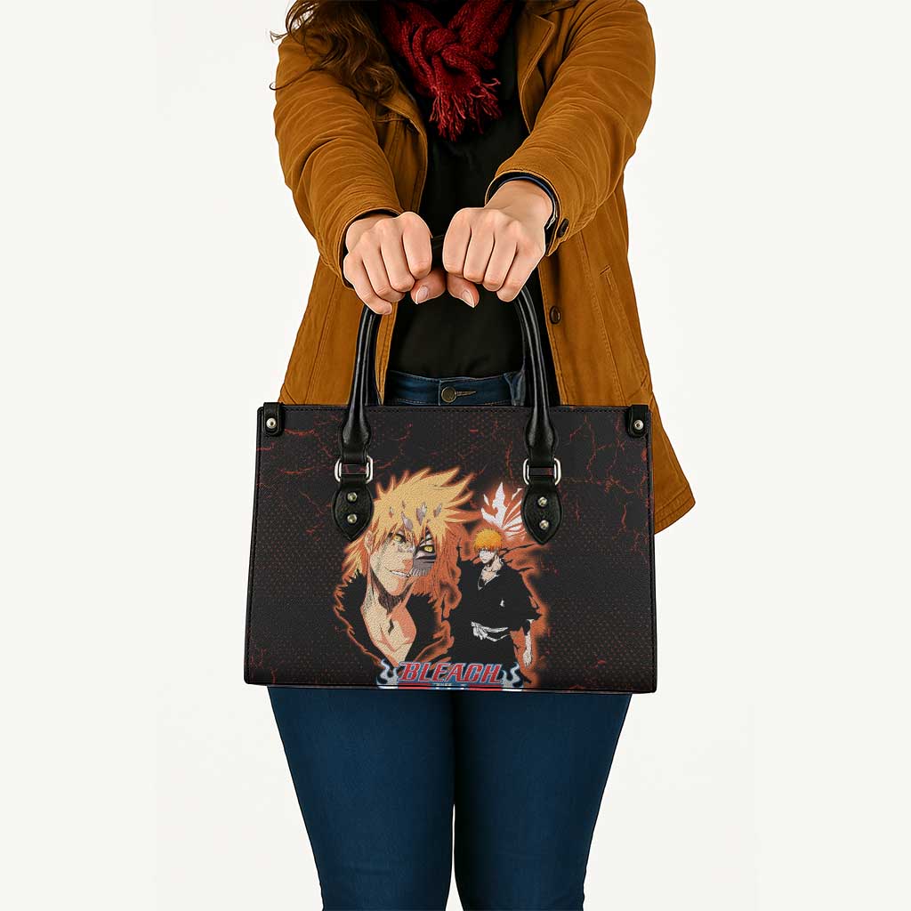 Ichigo Kurosaki Bleach Leather Bag Fiery Anime Grunge Aesthetic