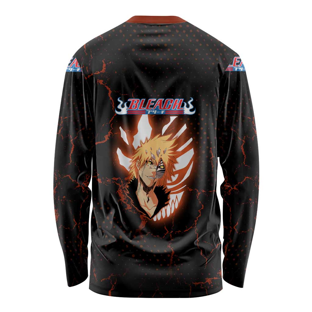 Ichigo Kurosaki Bleach Long Sleeve Shirt Fiery Anime Grunge Aesthetic