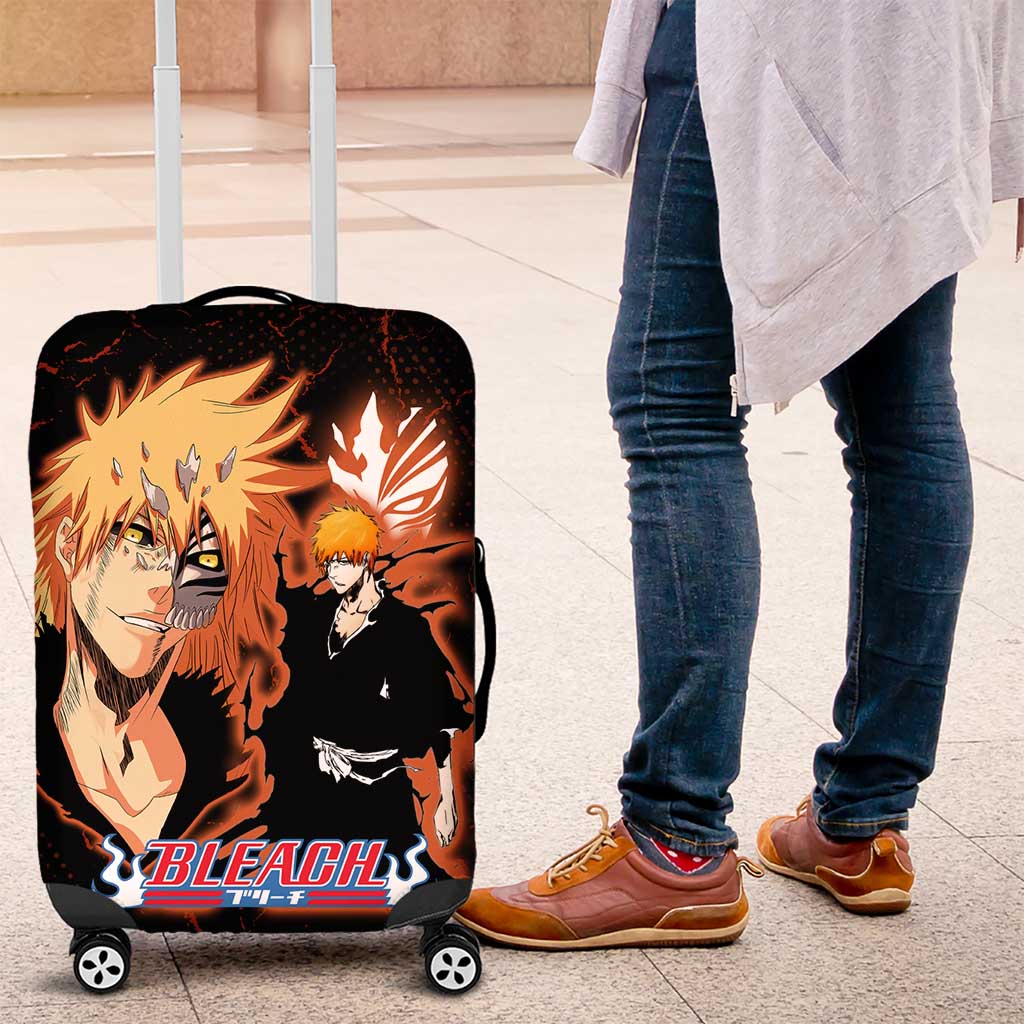 Ichigo Kurosaki Bleach Luggage Cover Fiery Anime Grunge Aesthetic