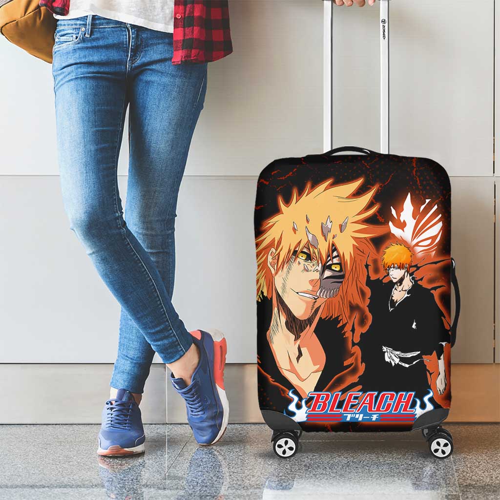 Ichigo Kurosaki Bleach Luggage Cover Fiery Anime Grunge Aesthetic