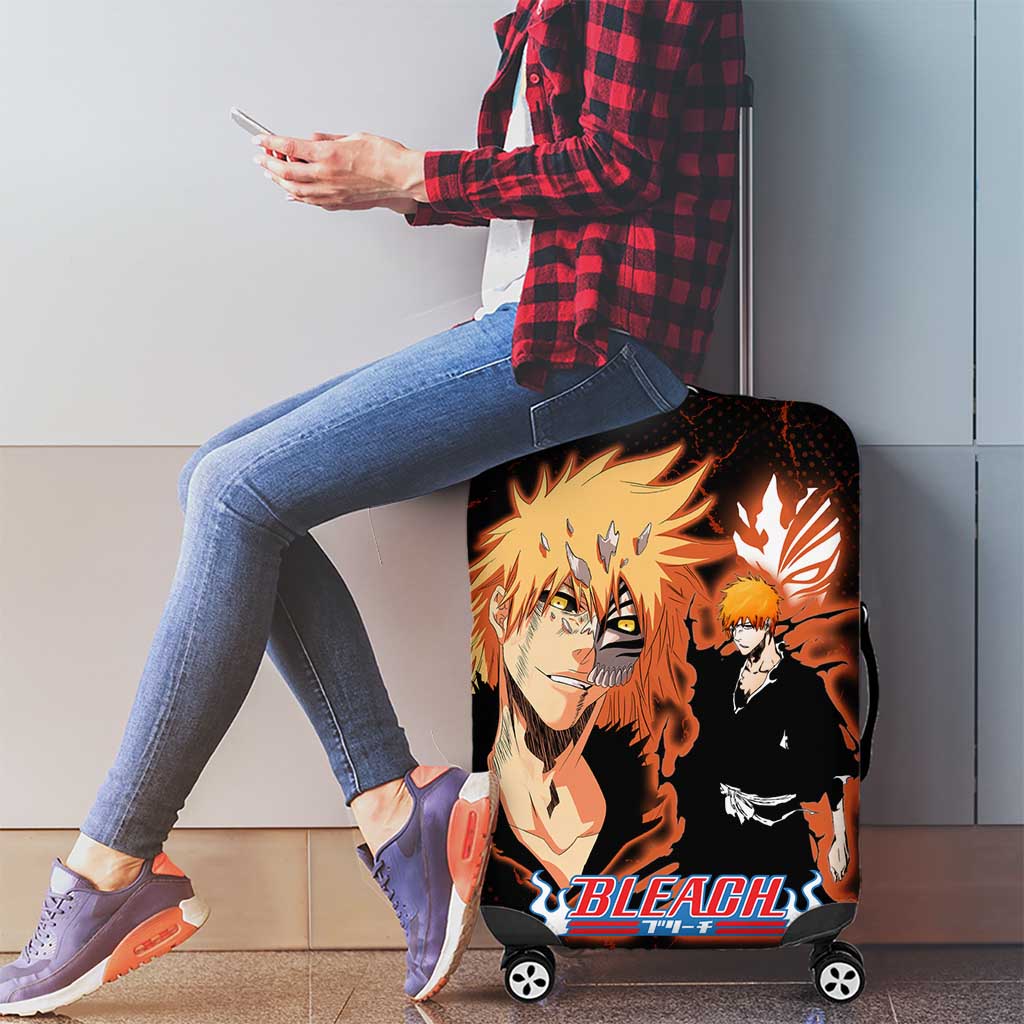 Ichigo Kurosaki Bleach Luggage Cover Fiery Anime Grunge Aesthetic