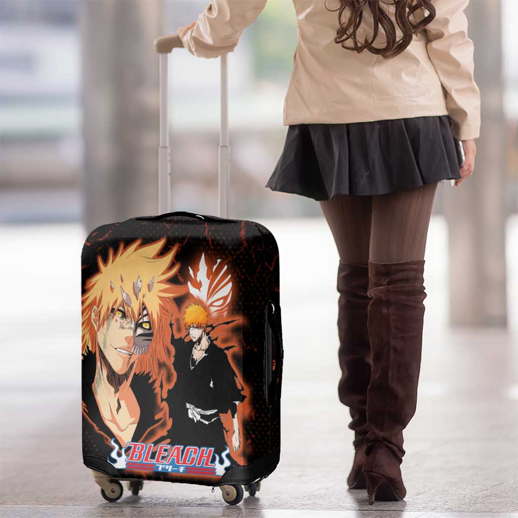 Ichigo Kurosaki Bleach Luggage Cover Fiery Anime Grunge Aesthetic