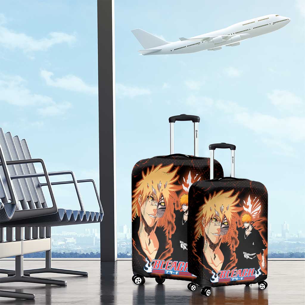 Ichigo Kurosaki Bleach Luggage Cover Fiery Anime Grunge Aesthetic