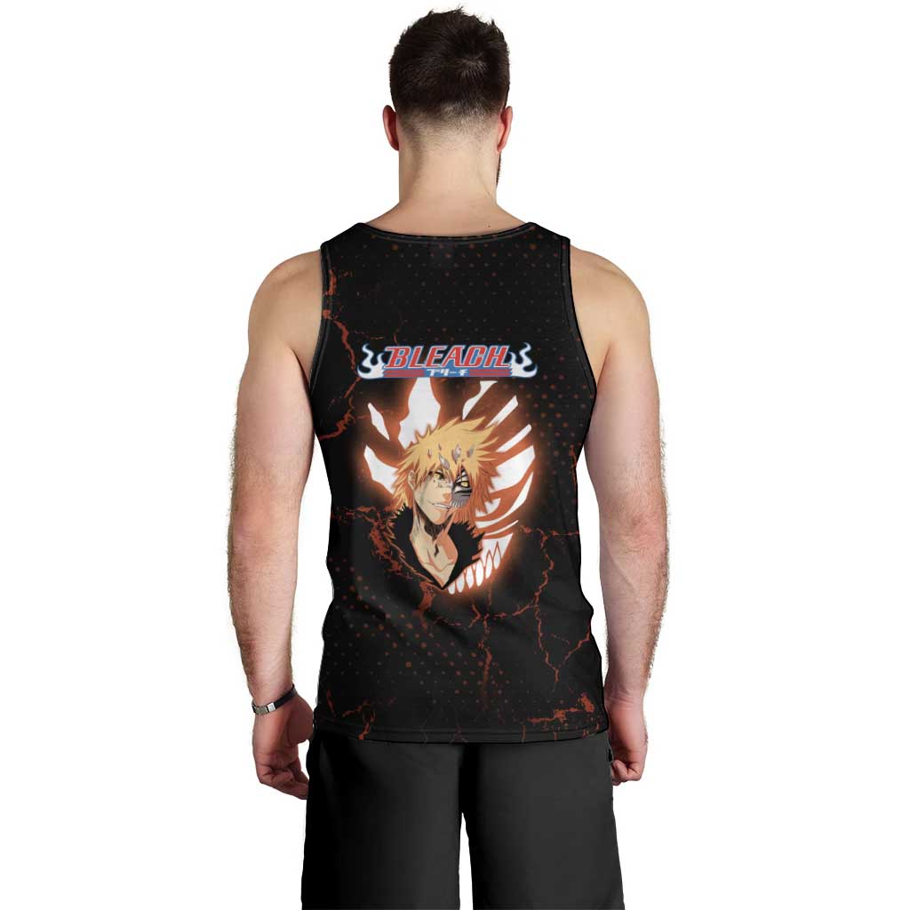 Ichigo Kurosaki Bleach Men Tank Top Fiery Anime Grunge Aesthetic