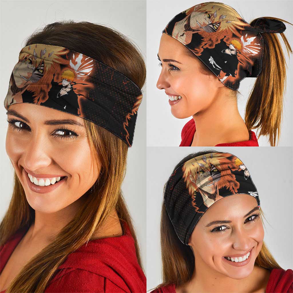 Ichigo Kurosaki Bleach Neck Gaiter Fiery Anime Grunge Aesthetic