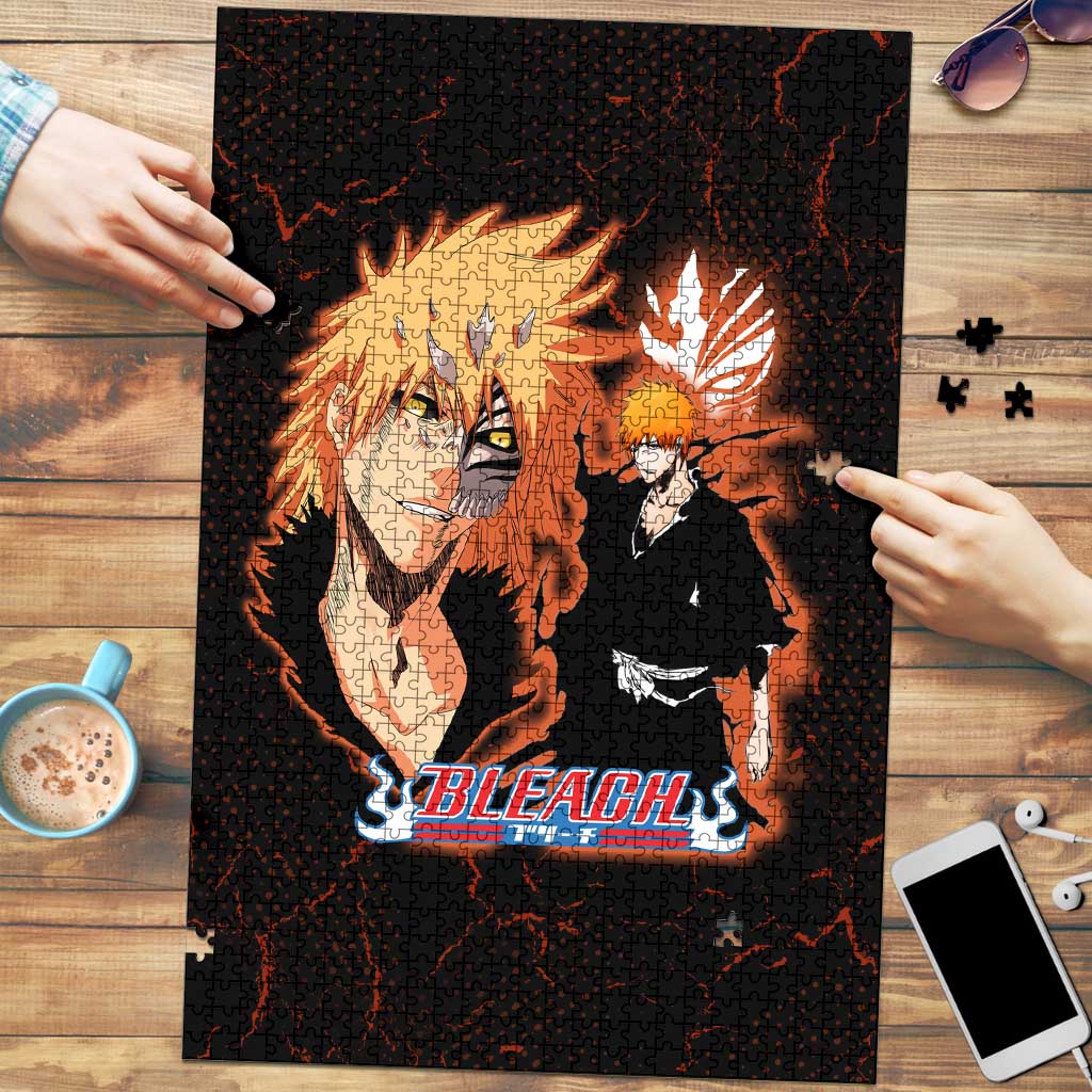 Ichigo Kurosaki Bleach Puzzle Fiery Anime Grunge Aesthetic