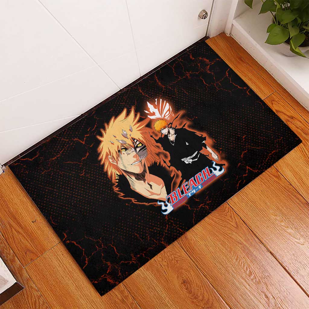 Ichigo Kurosaki Bleach Rubber Doormat Fiery Anime Grunge Aesthetic
