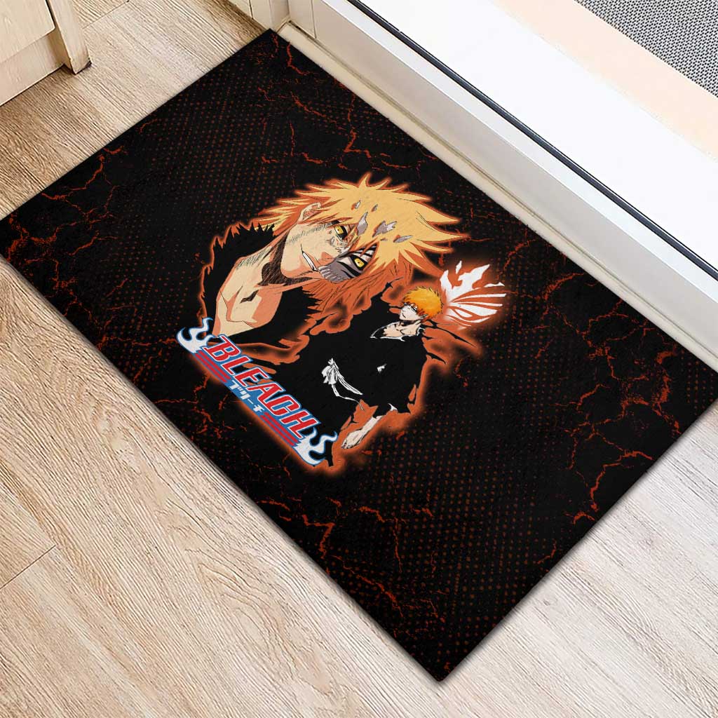 Ichigo Kurosaki Bleach Rubber Doormat Fiery Anime Grunge Aesthetic