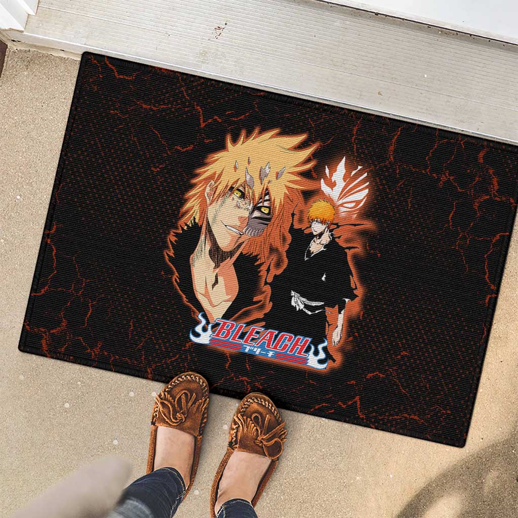 Ichigo Kurosaki Bleach Rubber Doormat Fiery Anime Grunge Aesthetic