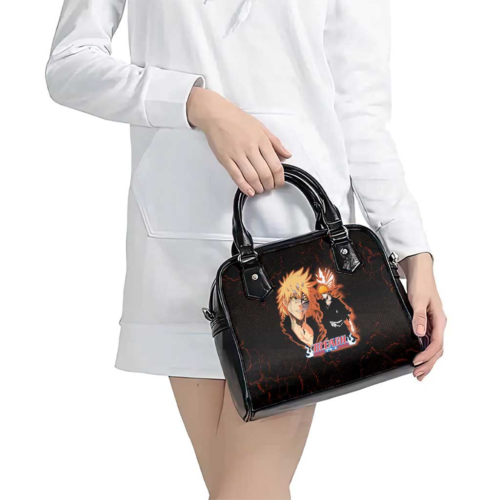 Ichigo Kurosaki Bleach Shoulder Handbag Fiery Anime Grunge Aesthetic