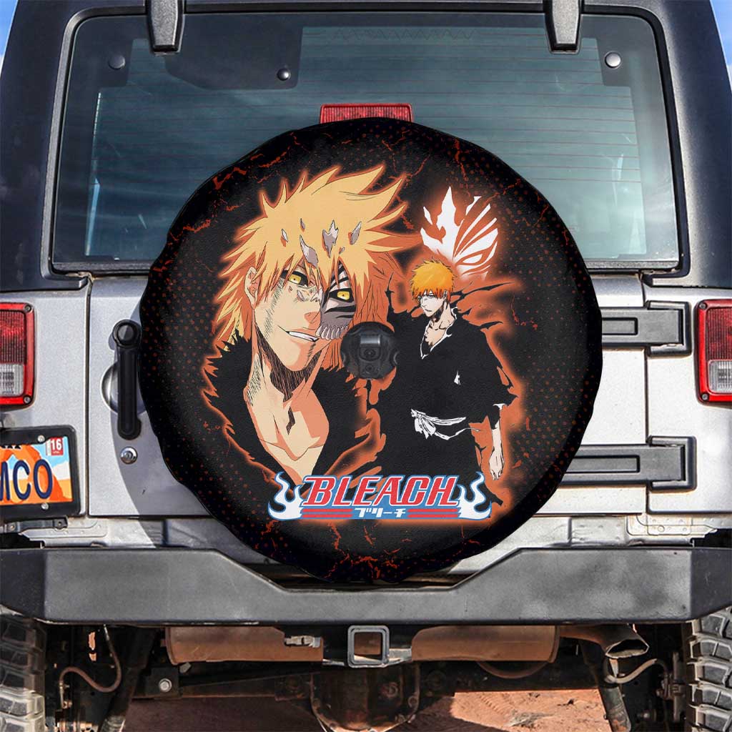 Ichigo Kurosaki Bleach Spare Tire Cover Fiery Anime Grunge Aesthetic
