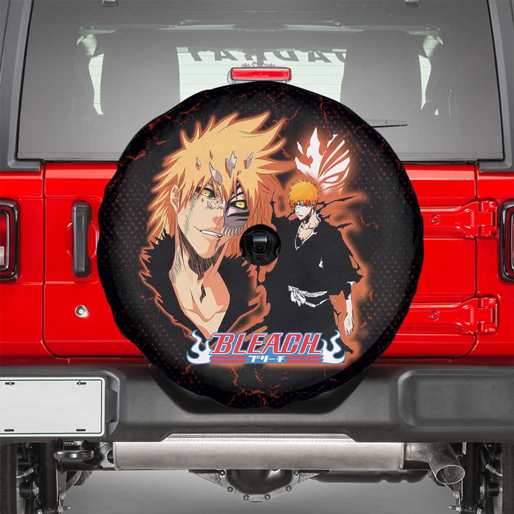 Ichigo Kurosaki Bleach Spare Tire Cover Fiery Anime Grunge Aesthetic