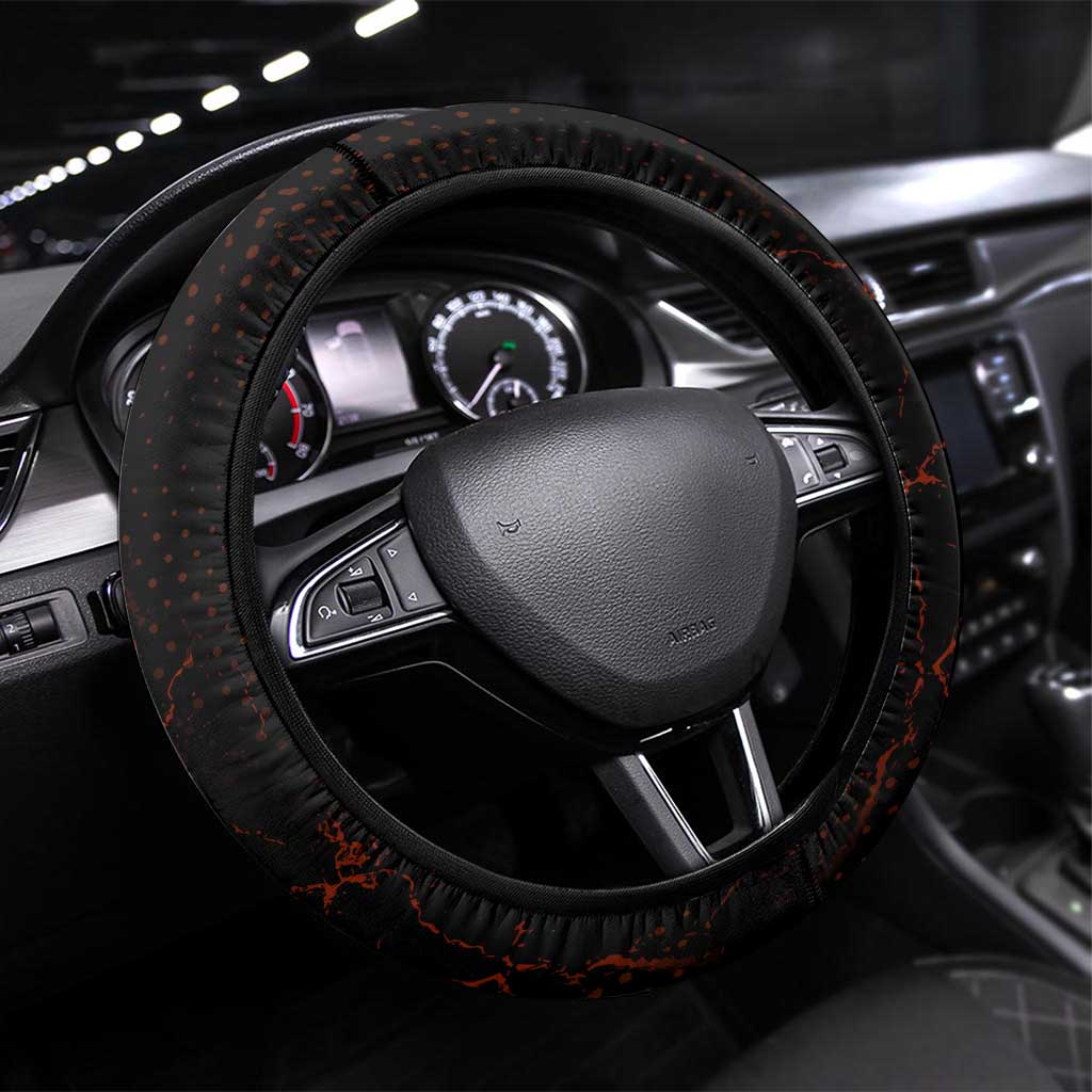 Ichigo Kurosaki Bleach Steering Wheel Cover Fiery Anime Grunge Aesthetic