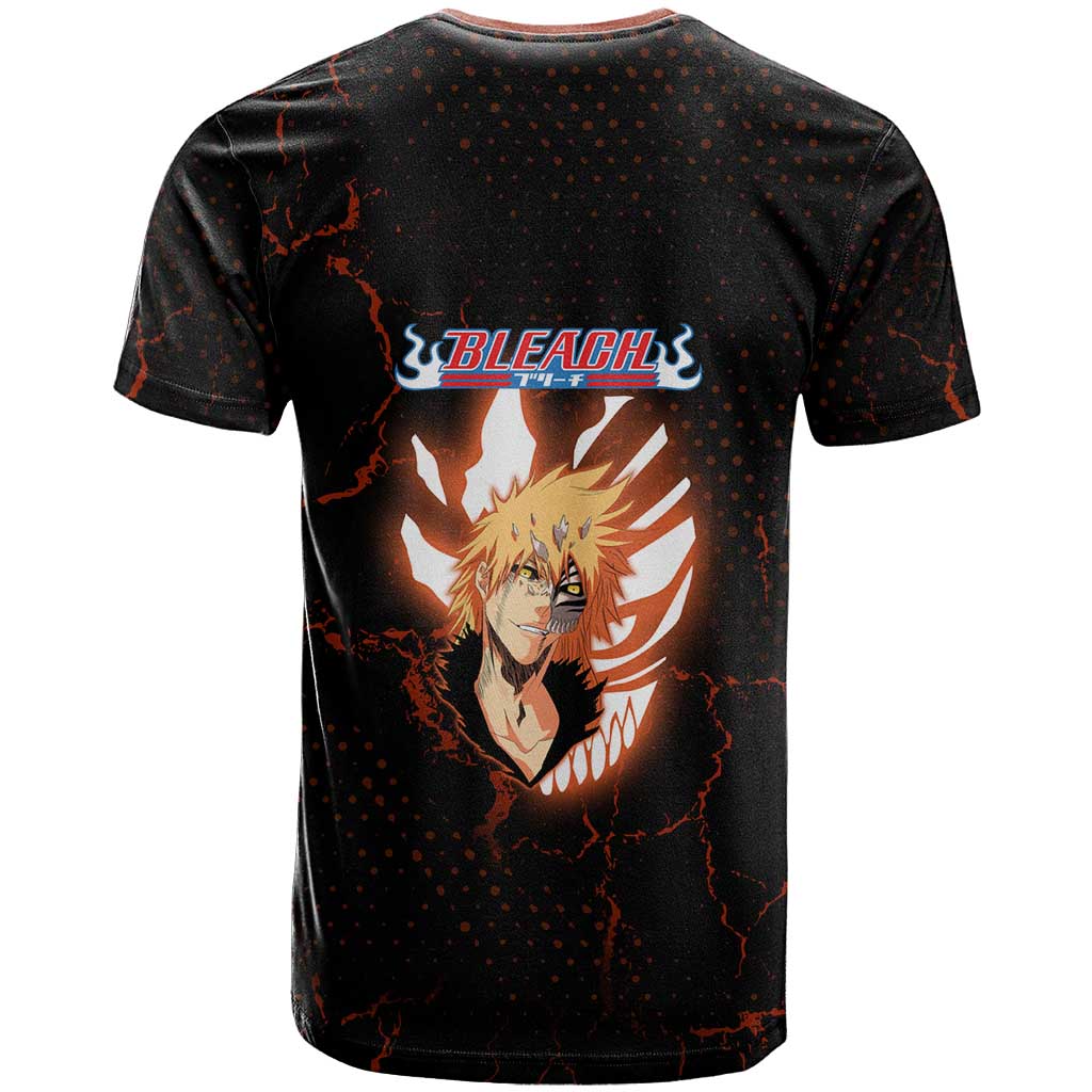 Ichigo Kurosaki Bleach T Shirt Fiery Anime Grunge Aesthetic