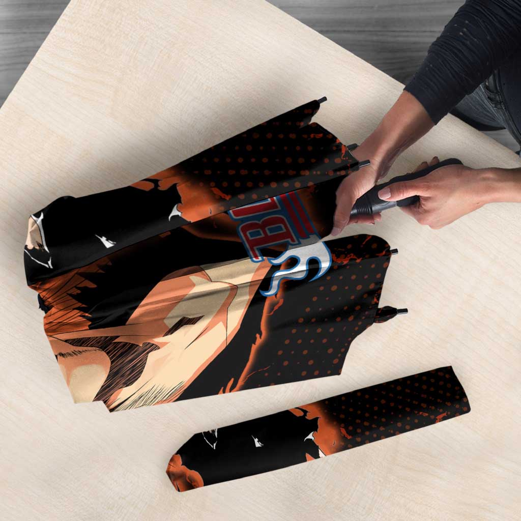 Ichigo Kurosaki Bleach Umbrella Fiery Anime Grunge Aesthetic