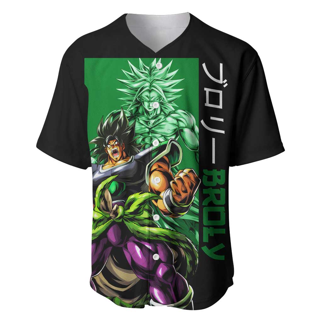 Broly - Dragon Ball Baseball Jersey Anime Style