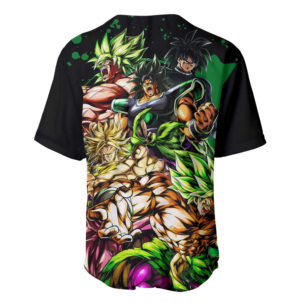 Broly - Dragon Ball Baseball Jersey Anime Style