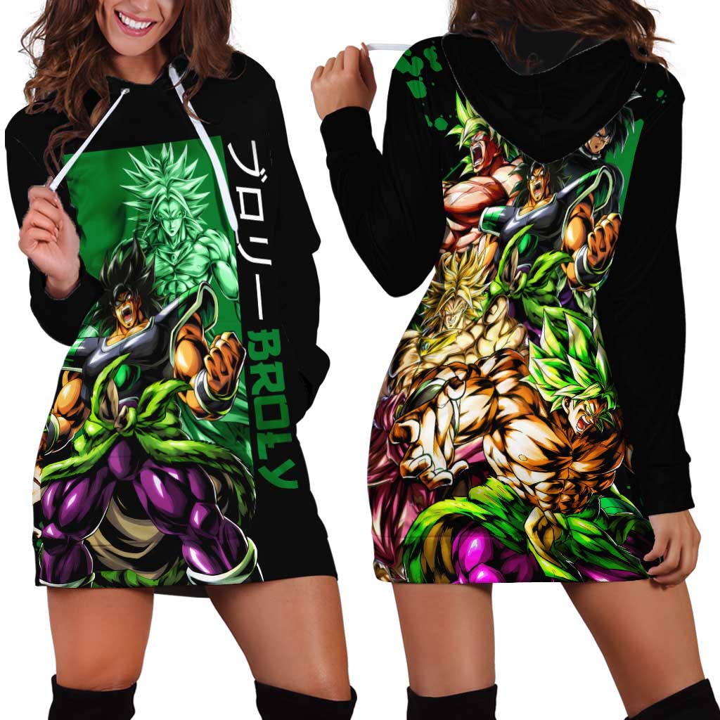 Broly - Dragon Ball Hoodie Dress Anime Style