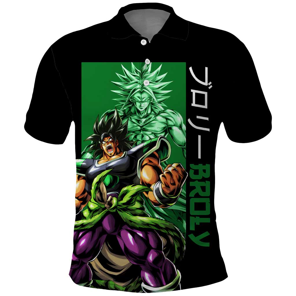 Broly - Dragon Ball Polo Shirt Anime Style