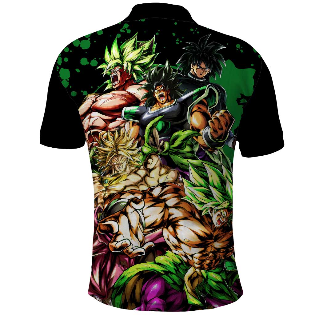Broly - Dragon Ball Polo Shirt Anime Style
