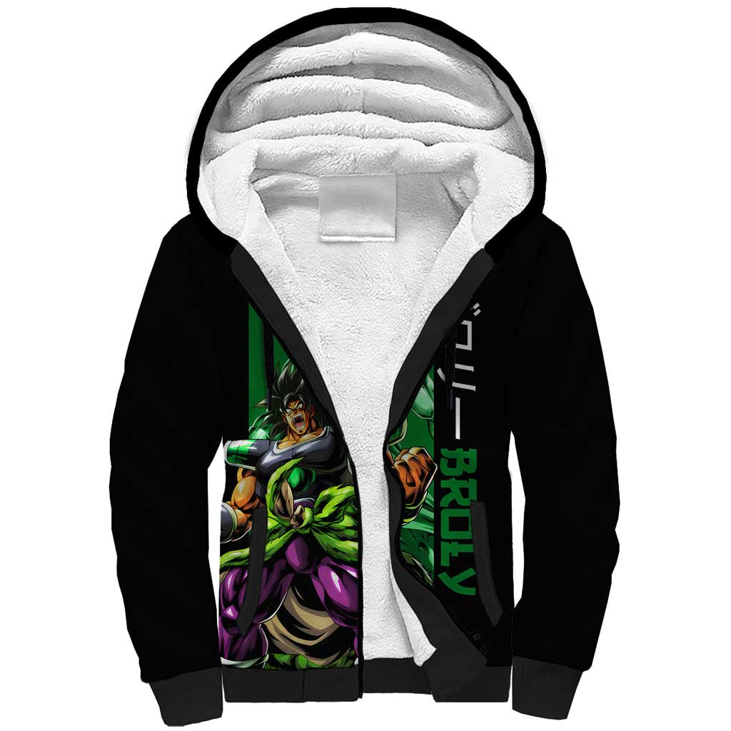Broly - Dragon Ball Sherpa Hoodie Anime Style