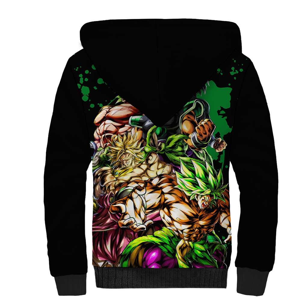 Broly - Dragon Ball Sherpa Hoodie Anime Style