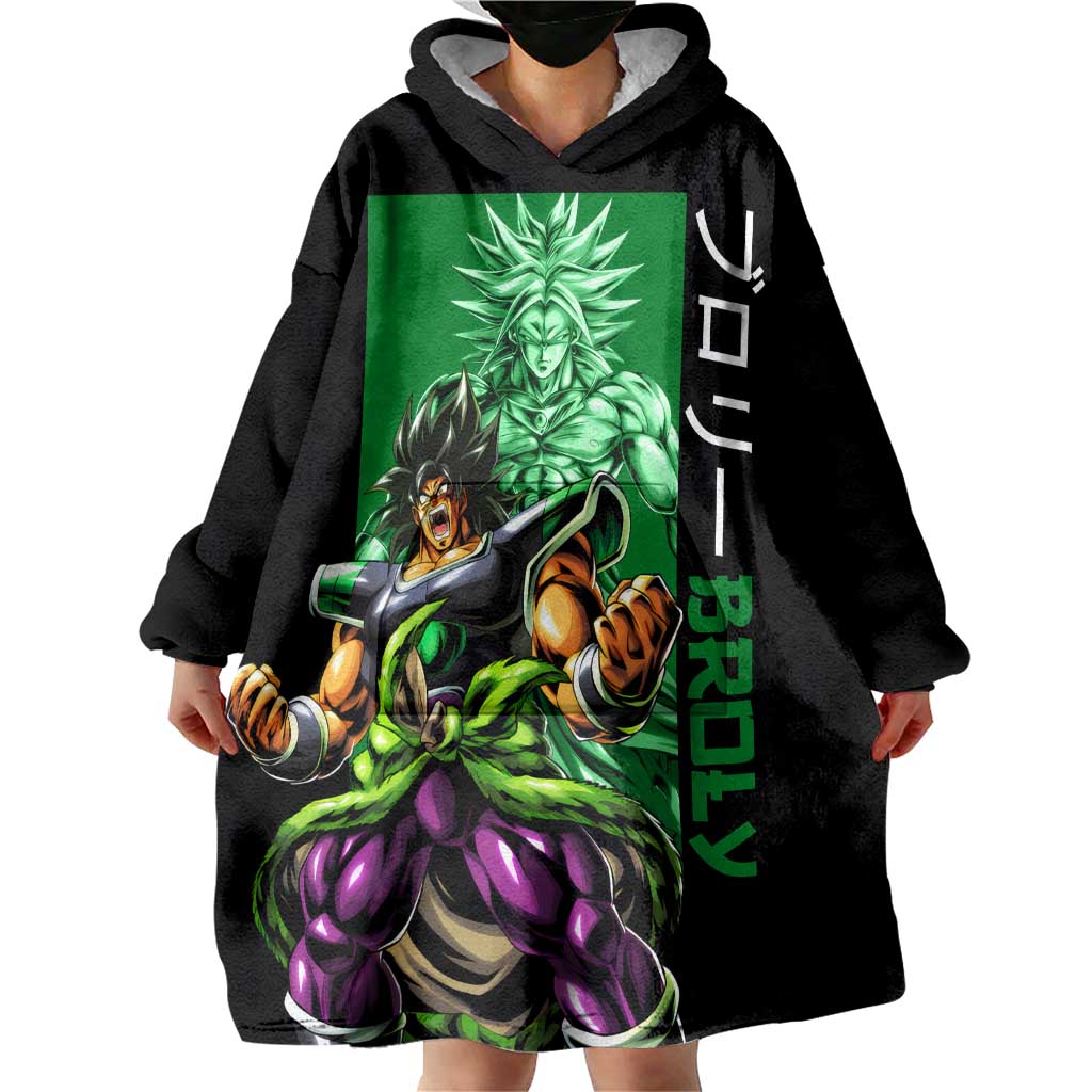 Broly - Dragon Ball Wearable Blanket Hoodie Anime Style