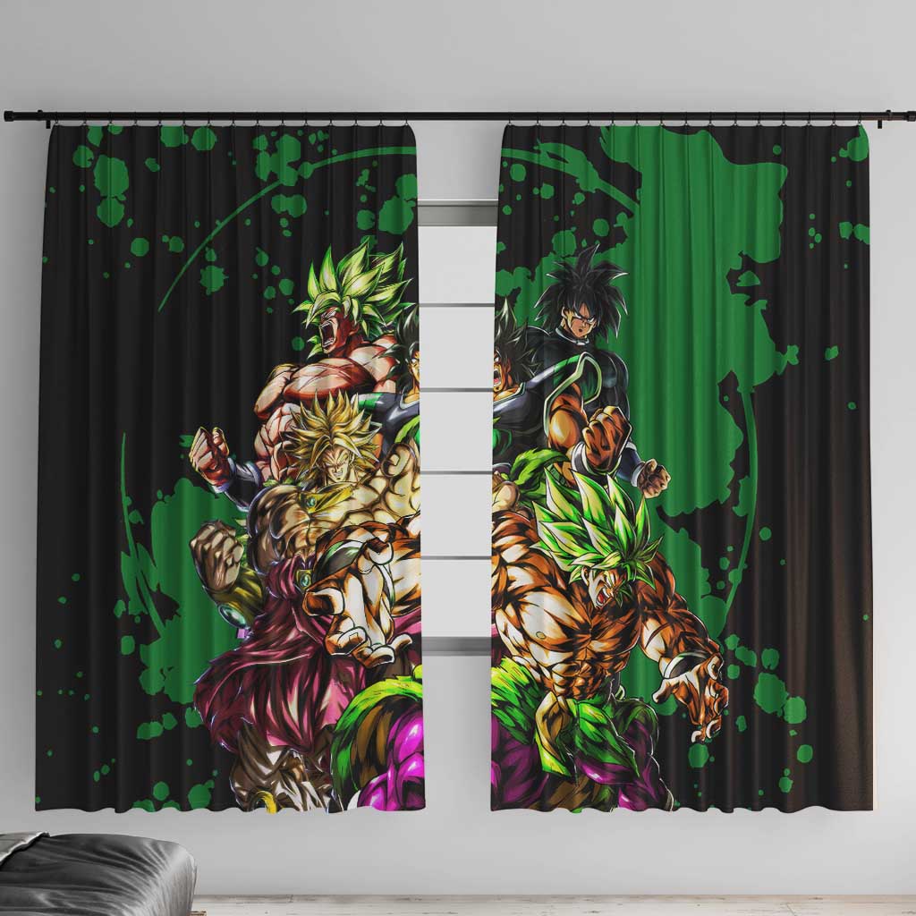 Broly - Dragon Ball Window Curtain Anime Style